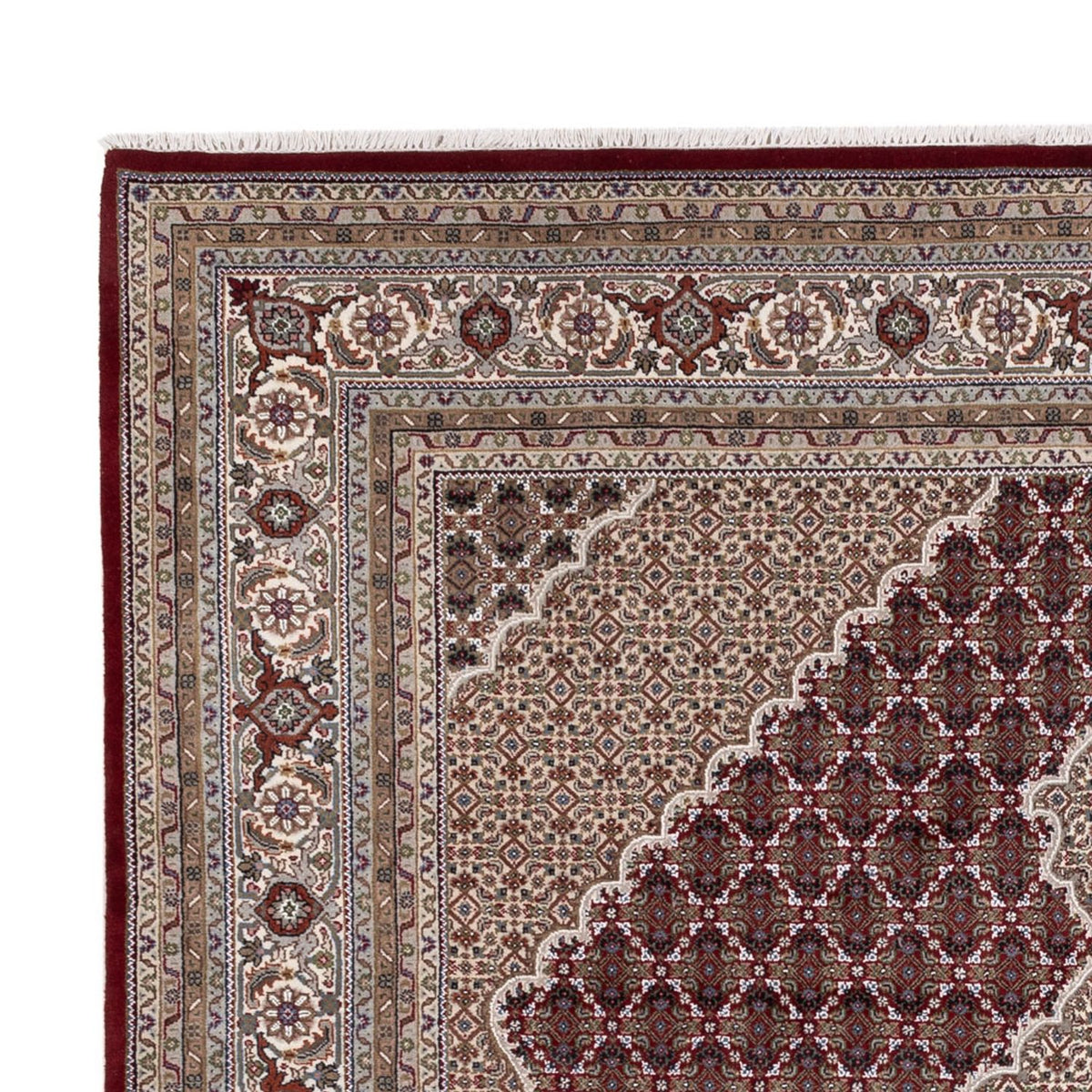 Tappeto orientale - Tabriz - 306 x 248 cm - beige scuro