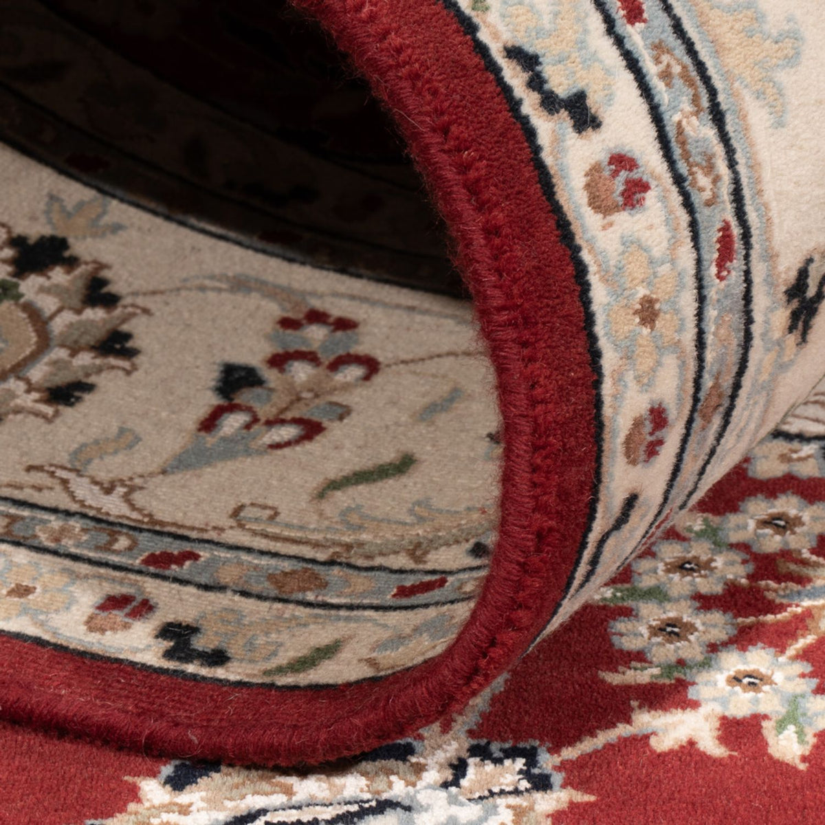 Tappeto orientale - Nain - Indus - 303 x 200 cm - rosso scuro