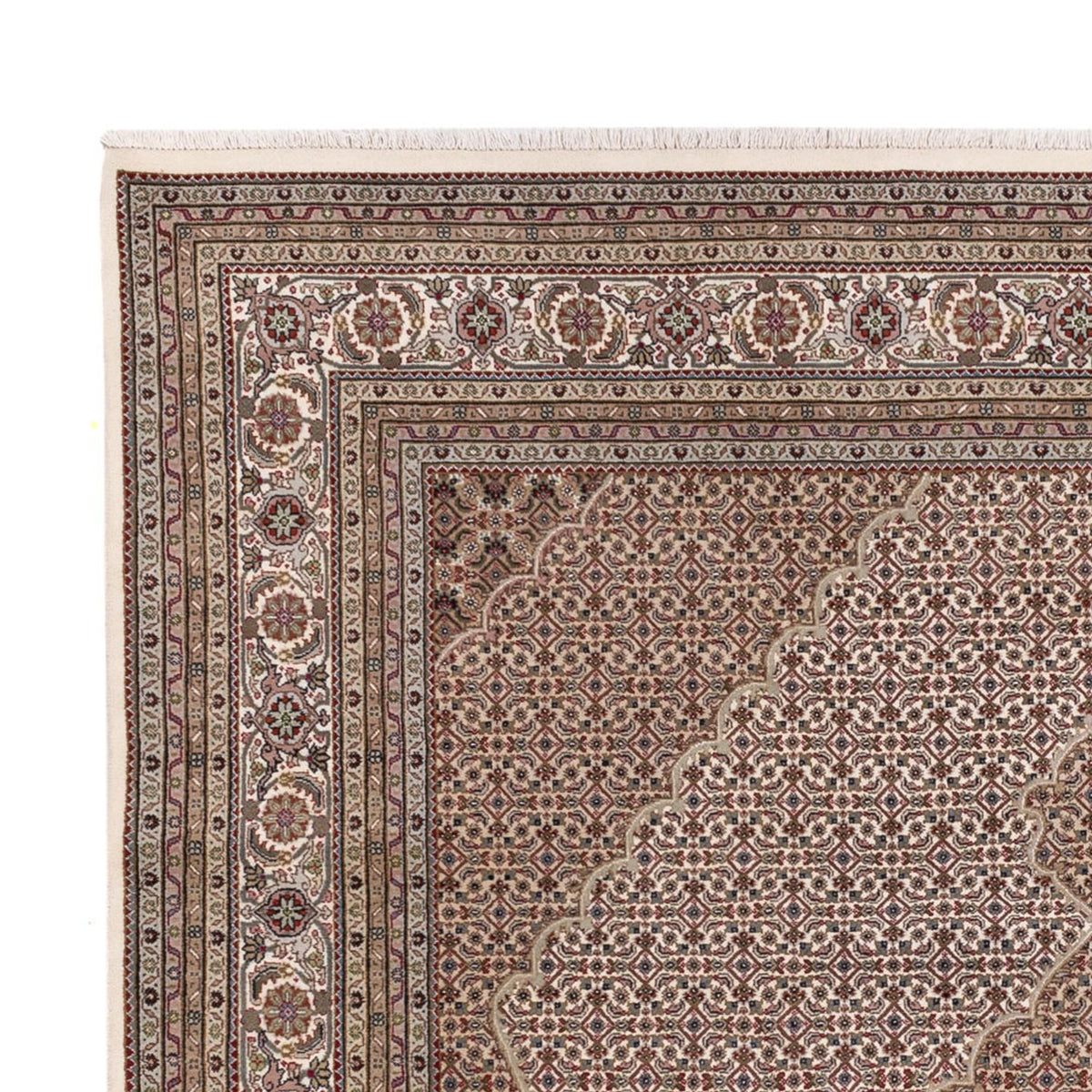 Tappeto orientale - Tabriz - 304 x 249 cm - beige scuro
