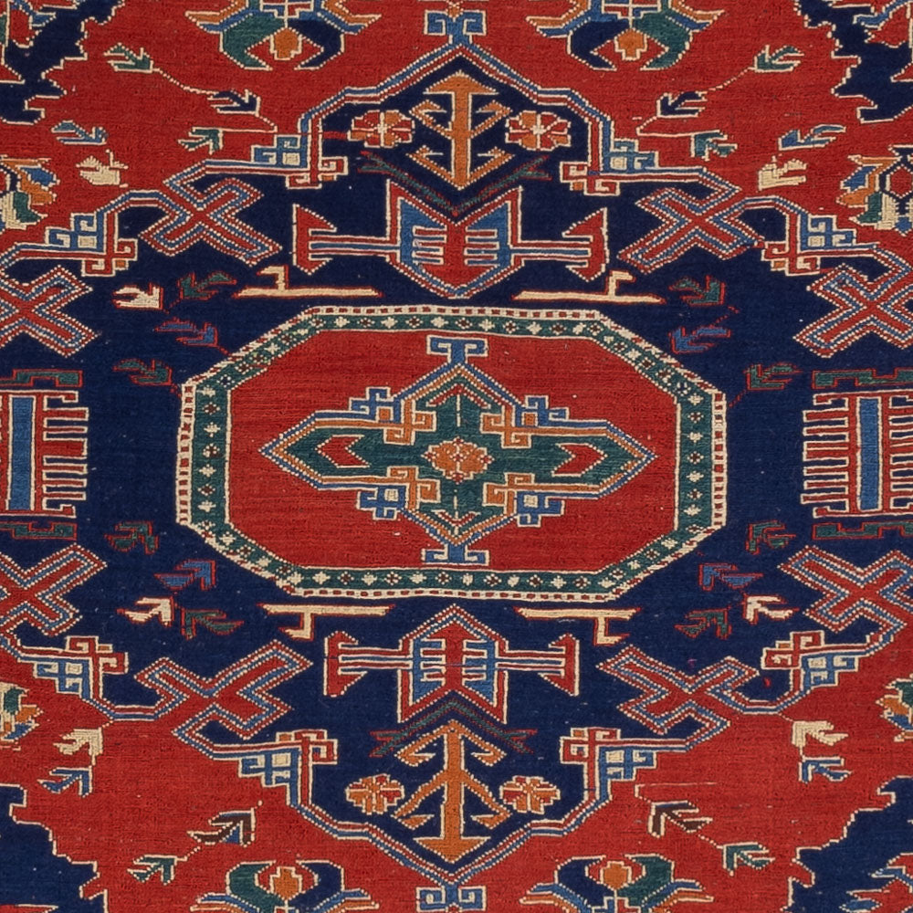 Tappeto Kelim - Orientale - Soumak - 263 x 178 cm - rosso