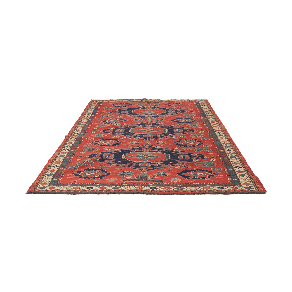 Tappeto Kelim - Orientale - Soumak - 263 x 178 cm - rosso