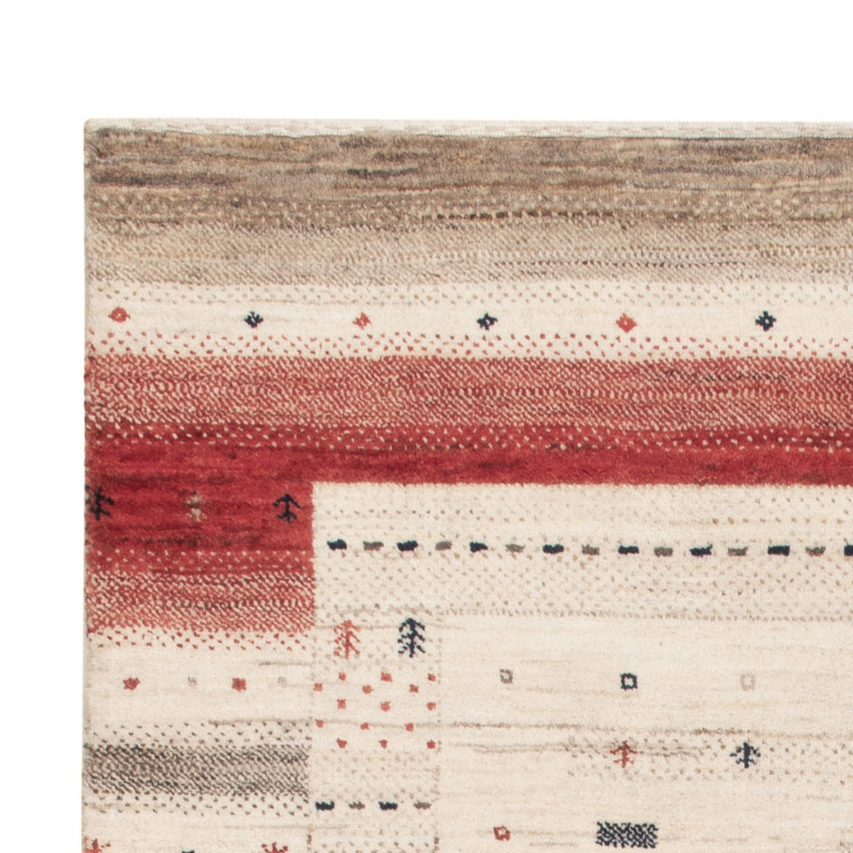 Tappeto Gabbeh - Loribaft Indus - 155 x 102 cm - beige