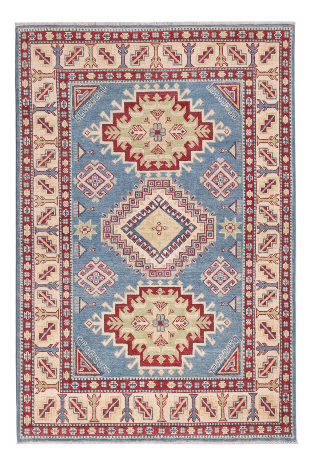 Tappeto Ziegler - Kazak - 183 x 118 cm - blu chiaro
