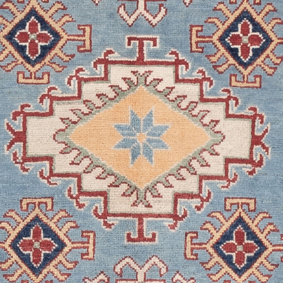 Tappeto Ziegler - Kazak - 180 x 120 cm - blu chiaro