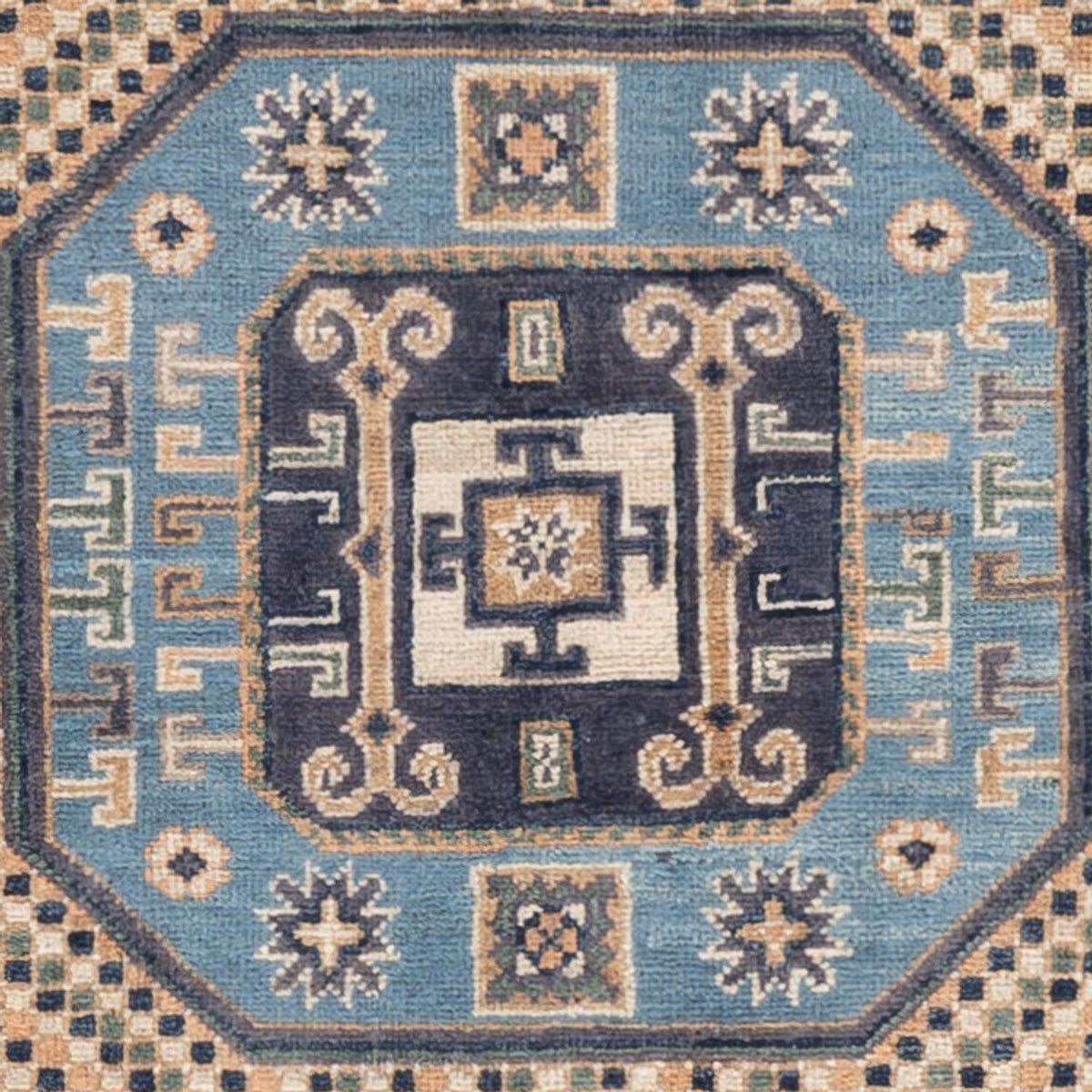 Tappeto Ziegler - Kazak - 180 x 117 cm - blu scuro