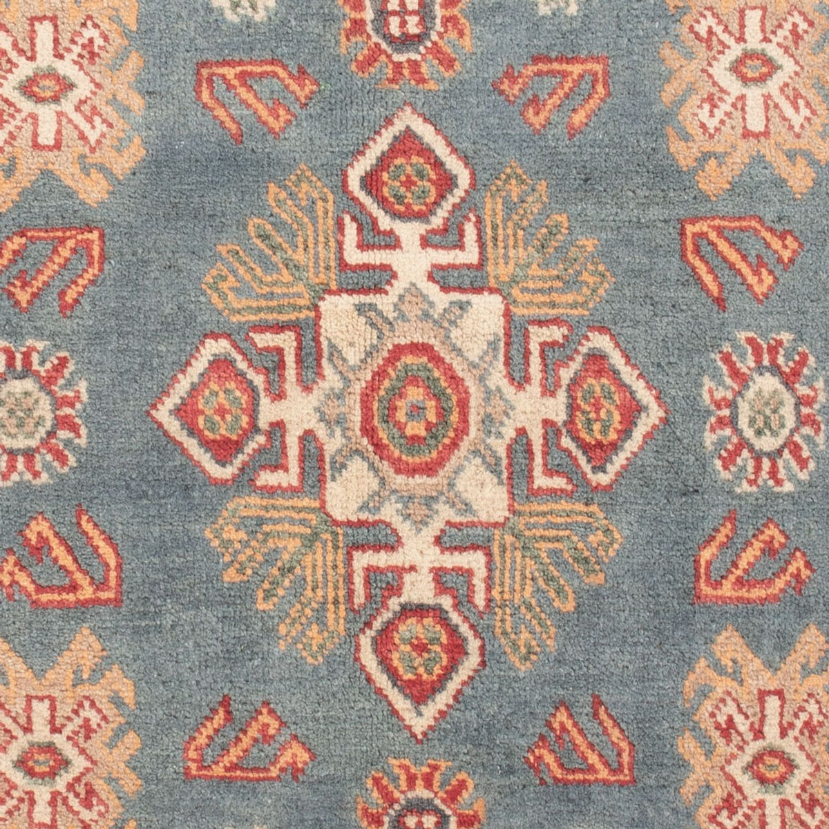 Tappeto Ziegler - Kazak - 150 x 98 cm - blu chiaro