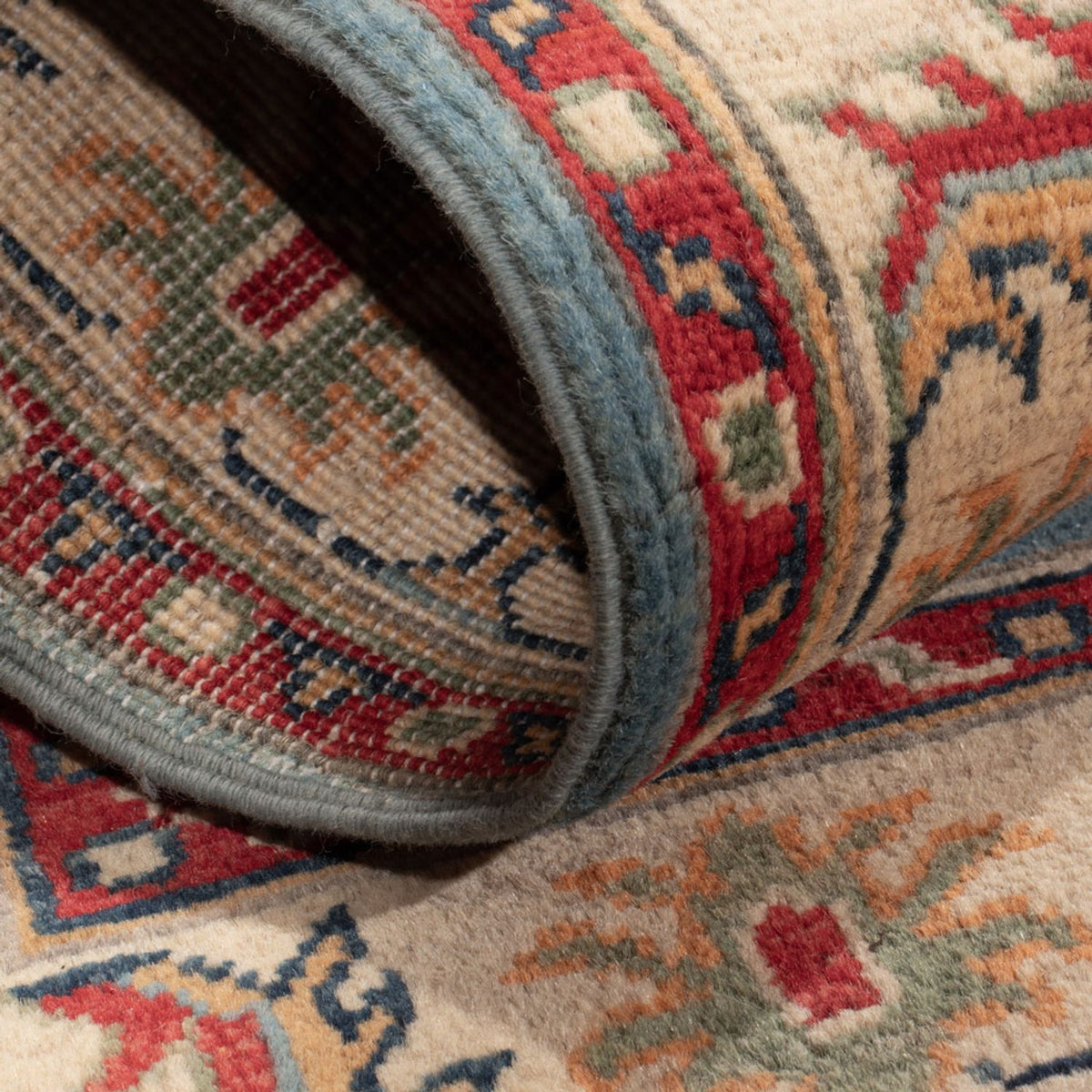 Tappeto Ziegler - Kazak - 124 x 81 cm - blu chiaro