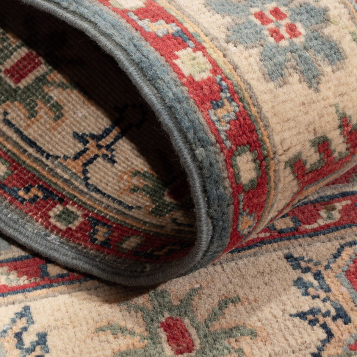 Tappeto Ziegler - Kazak - 122 x 80 cm - blu chiaro