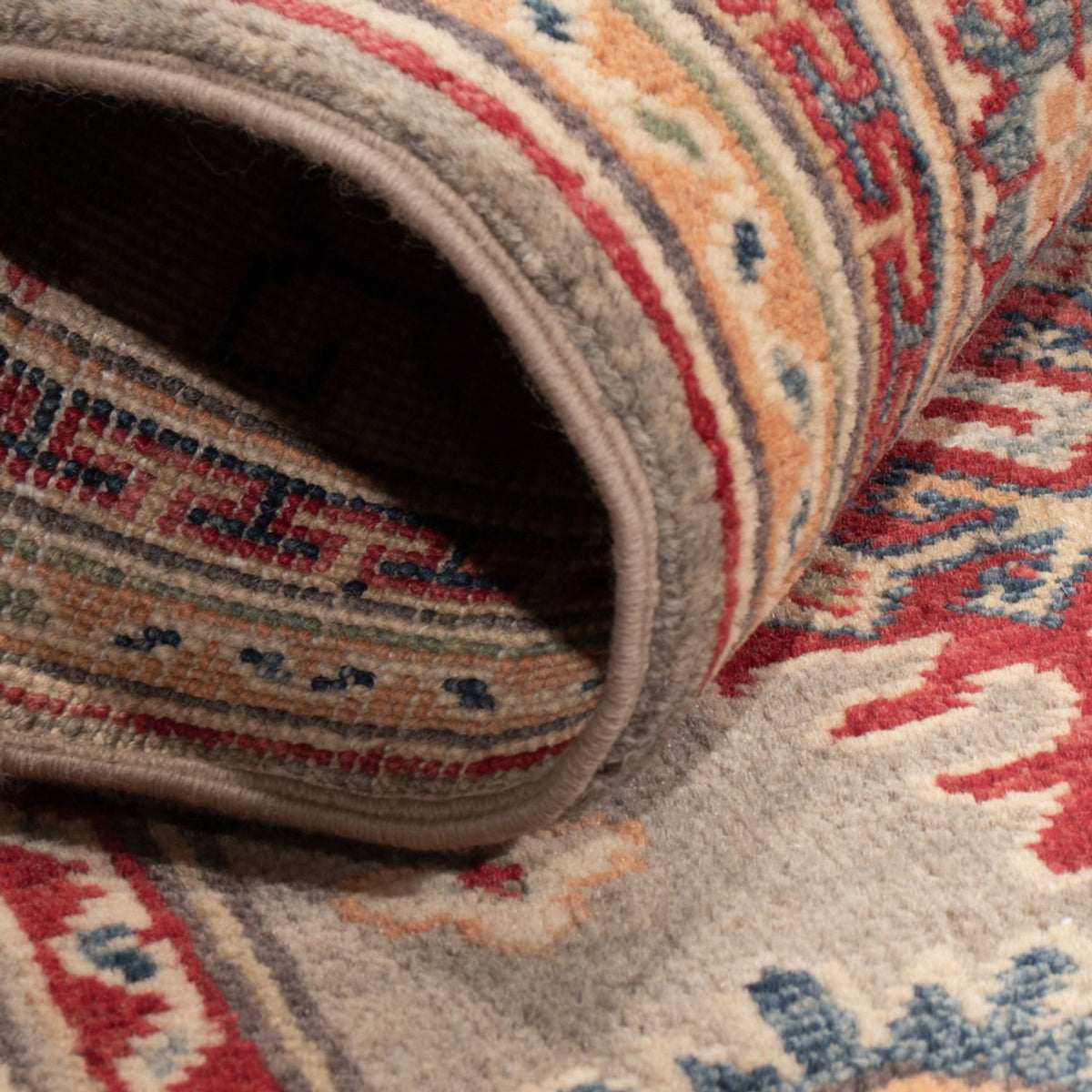 Tappeto Ziegler - Kazak - 120 x 77 cm - blu chiaro