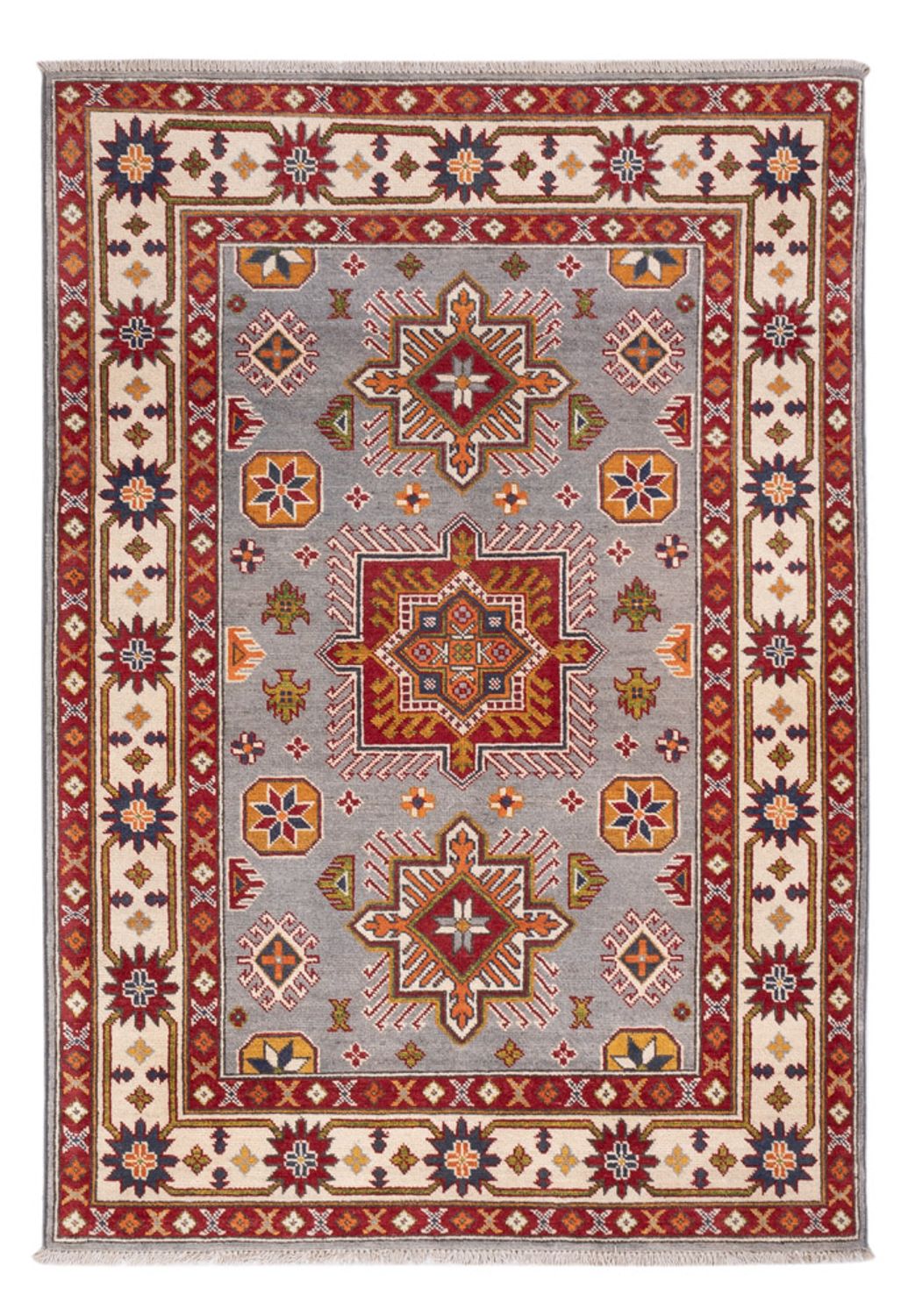 Tappeto Ziegler - Kazak - 181 x 123 cm - blu chiaro