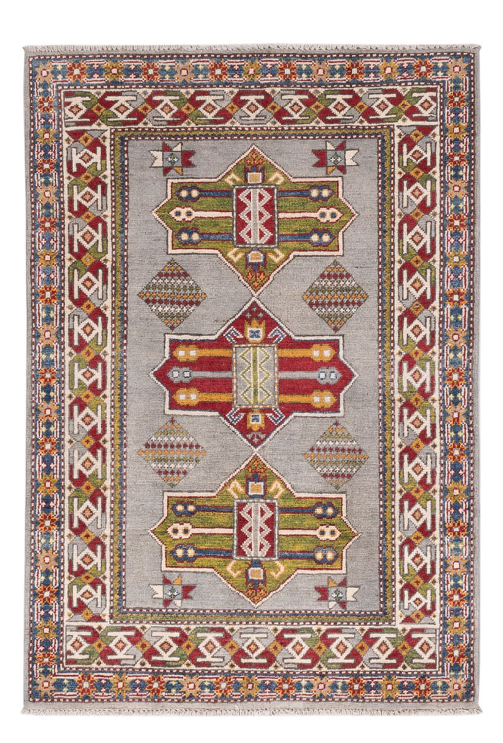 Tappeto Ziegler - Kazak - 149 x 101 cm - blu chiaro