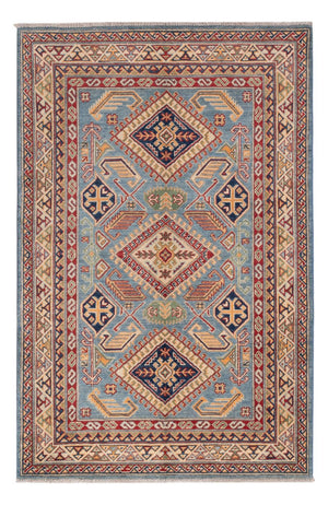 Tappeto Ziegler - Kazak - 185 x 120 cm - blu chiaro