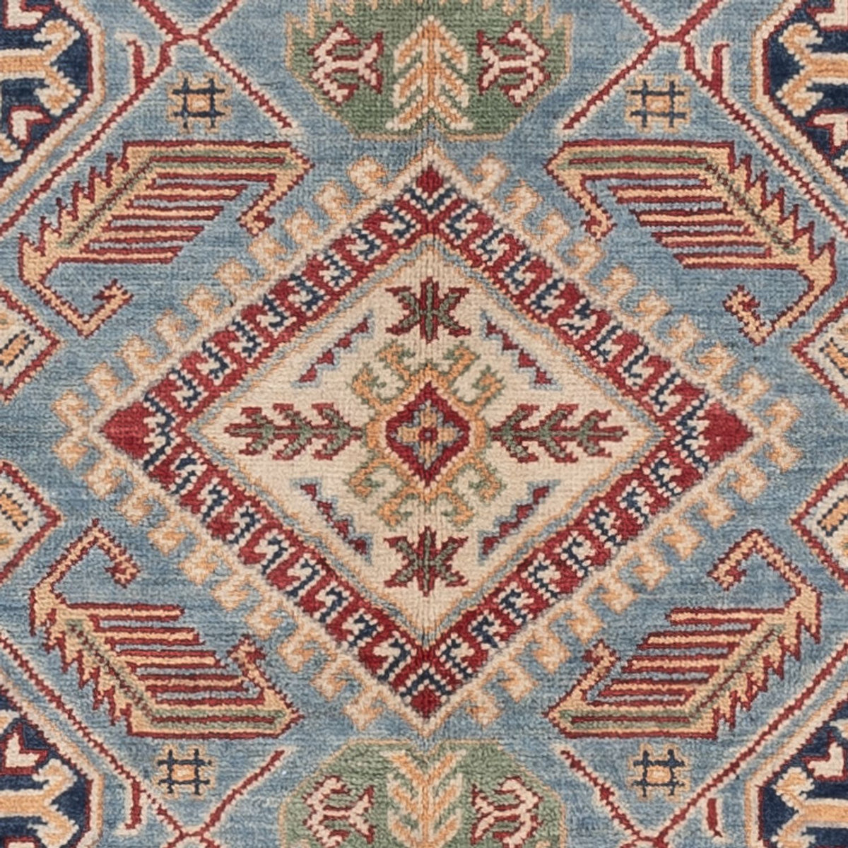Tappeto Ziegler - Kazak - 185 x 120 cm - blu chiaro