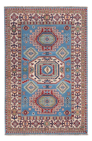 Tappeto Ziegler - Kazak - 186 x 120 cm - blu chiaro