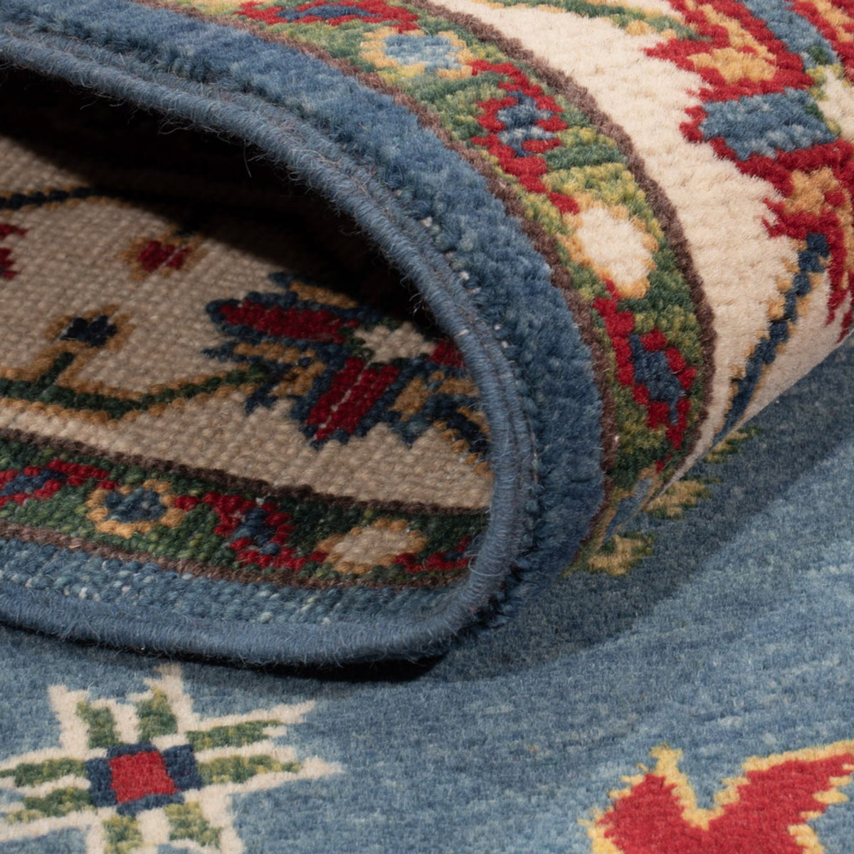 Tappeto Ziegler - Kazak - 184 x 121 cm - blu