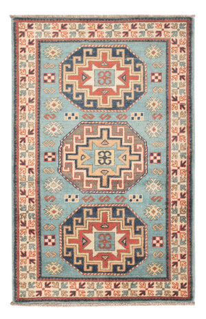 Tappeto Ziegler - Kazak - 124 x 78 cm - blu chiaro