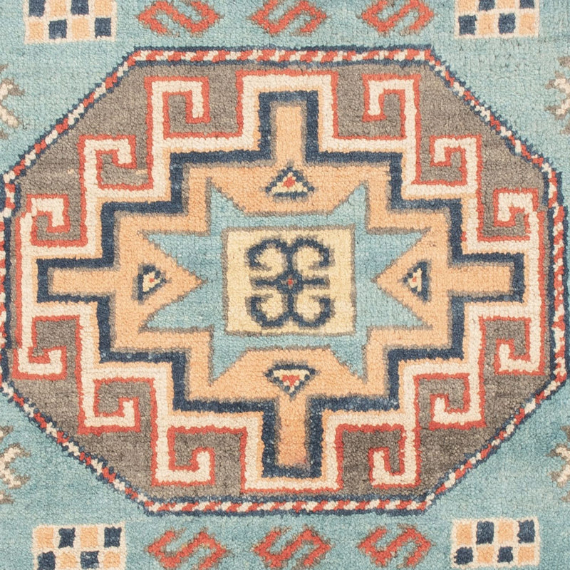 Tappeto Ziegler - Kazak - 124 x 78 cm - blu chiaro