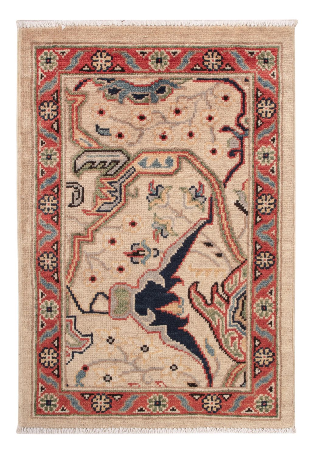 Tappeto Ziegler - Kazak - 89 x 60 cm - beige scuro