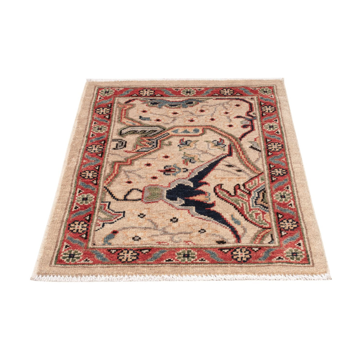 Tappeto Ziegler - Kazak - 89 x 60 cm - beige scuro