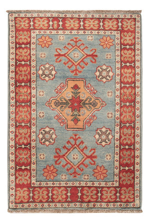 Tappeto Ziegler - Kazak - 88 x 59 cm - blu chiaro