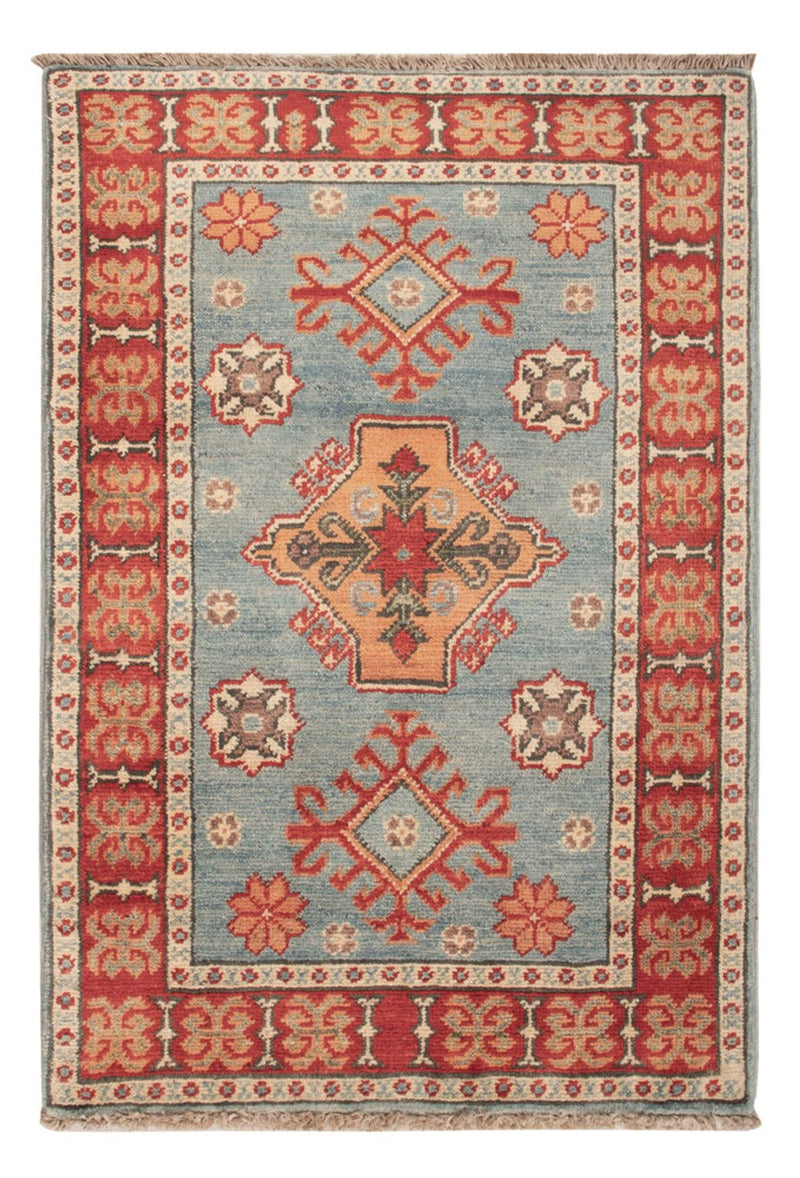 Tappeto Ziegler - Kazak - 88 x 59 cm - blu chiaro
