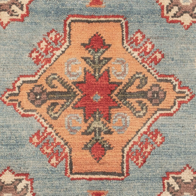 Tappeto Ziegler - Kazak - 88 x 59 cm - blu chiaro