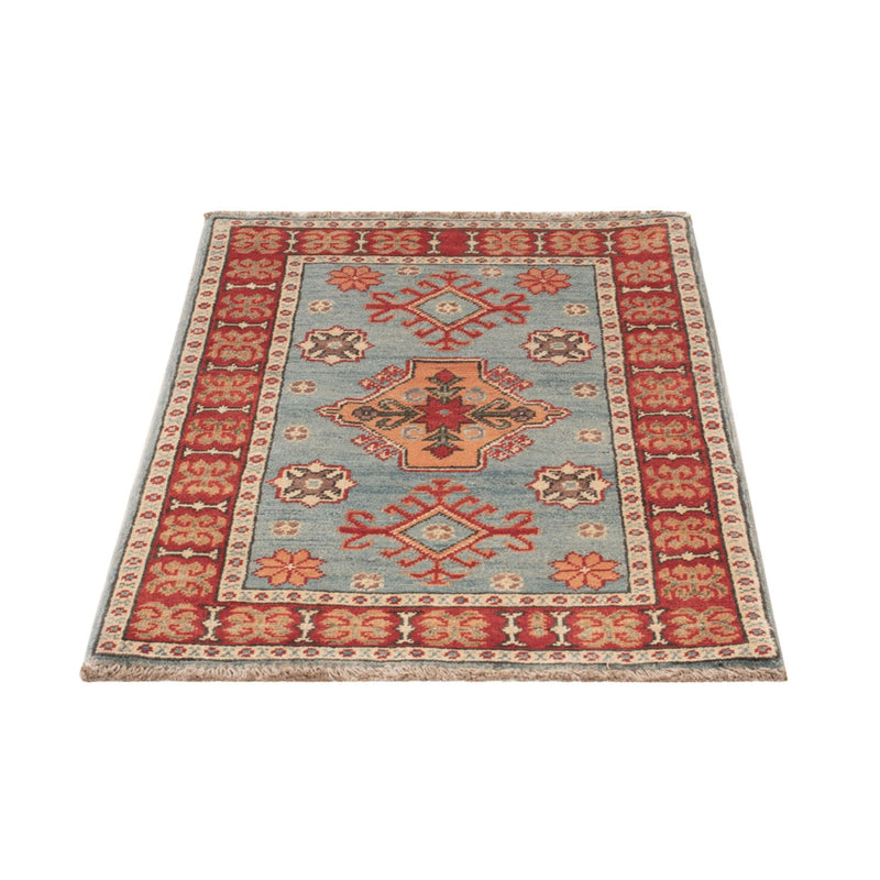 Tappeto Ziegler - Kazak - 88 x 59 cm - blu chiaro