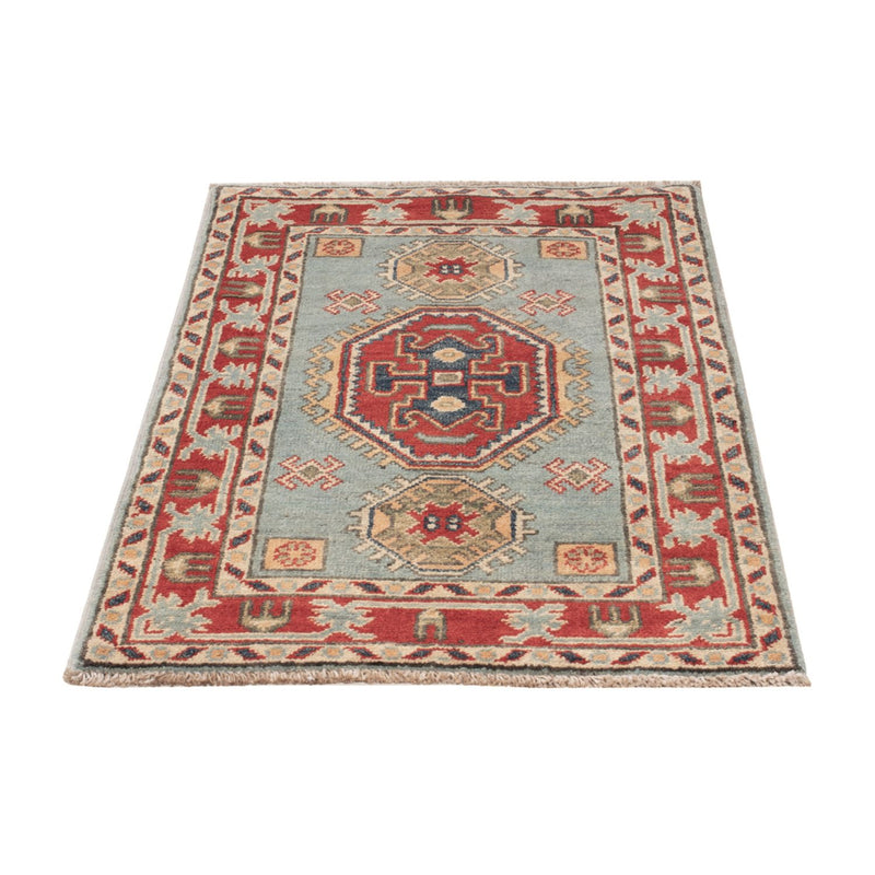 Tappeto Ziegler - Kazak - 96 x 60 cm - blu chiaro