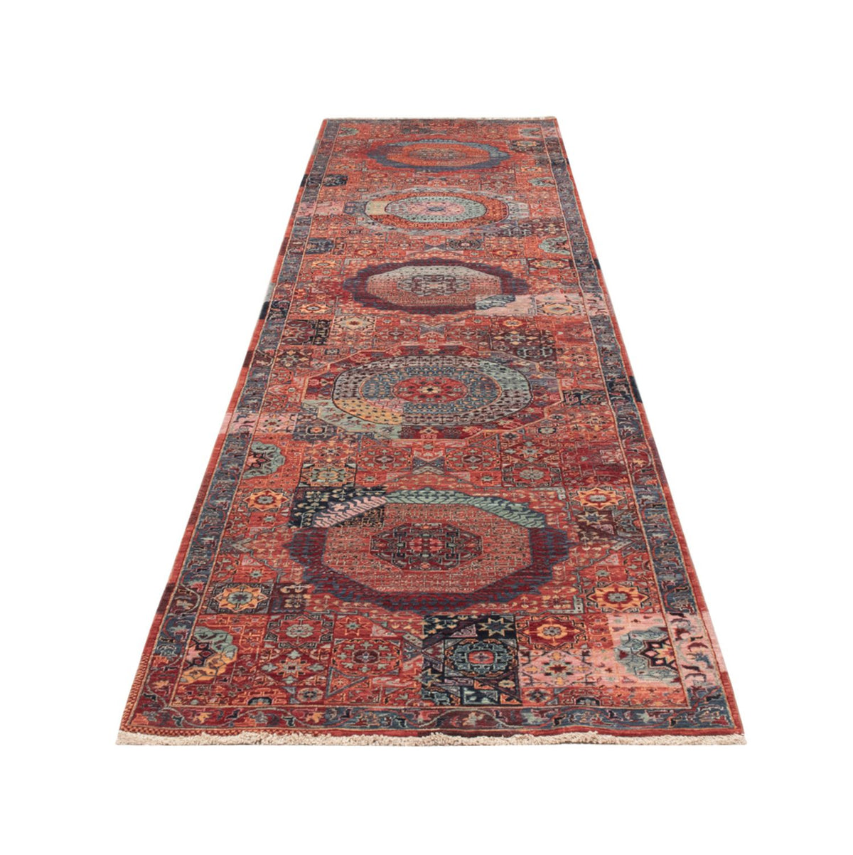 Tappeto corsia Tappeto di design - 392 x 88 cm - multicolore
