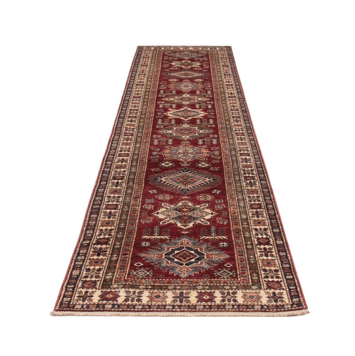 Tappeto corsia Tappeto Ziegler - Kazak - 396 x 84 cm - rosso