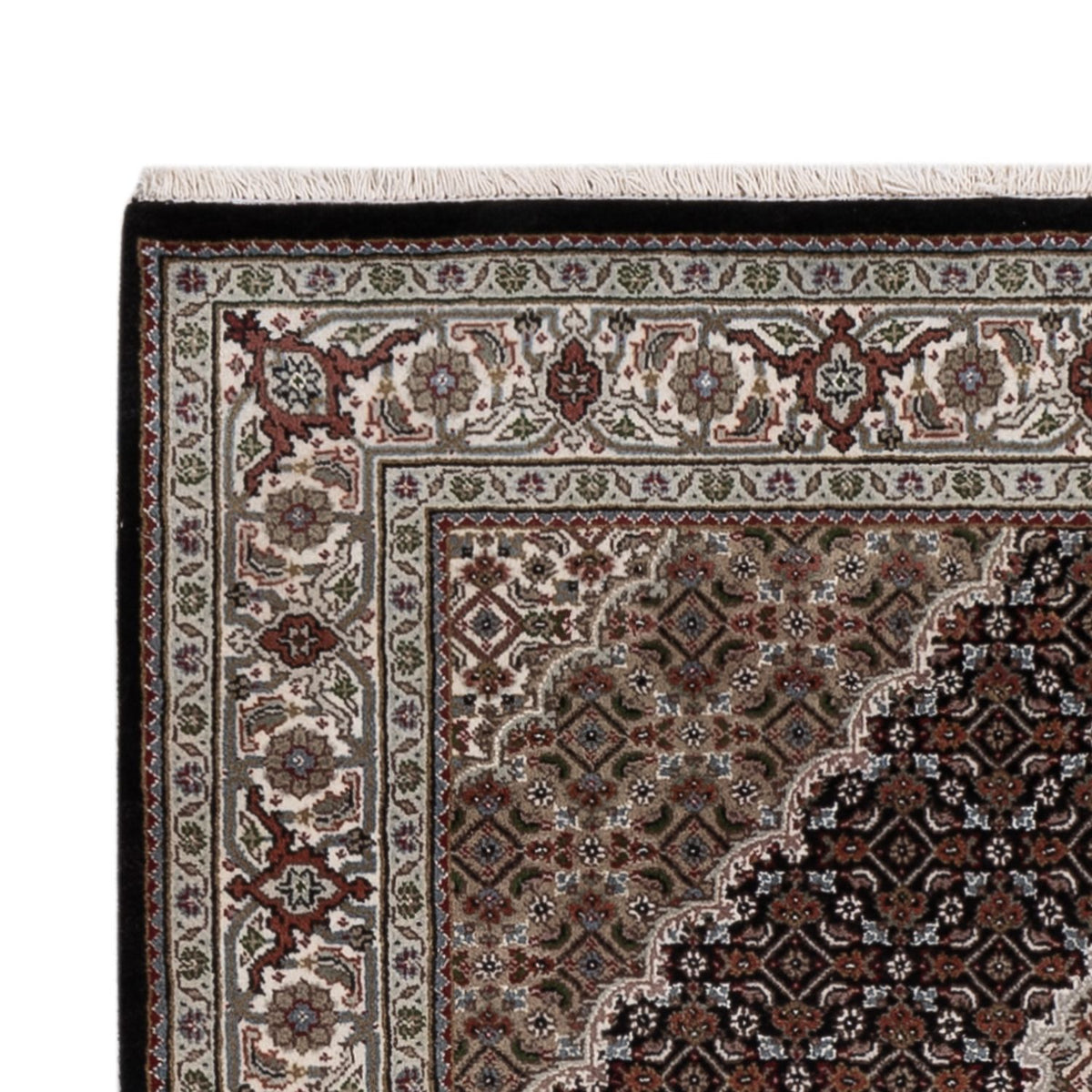Tappeto orientale - Tabriz - 187 x 124 cm - beige scuro