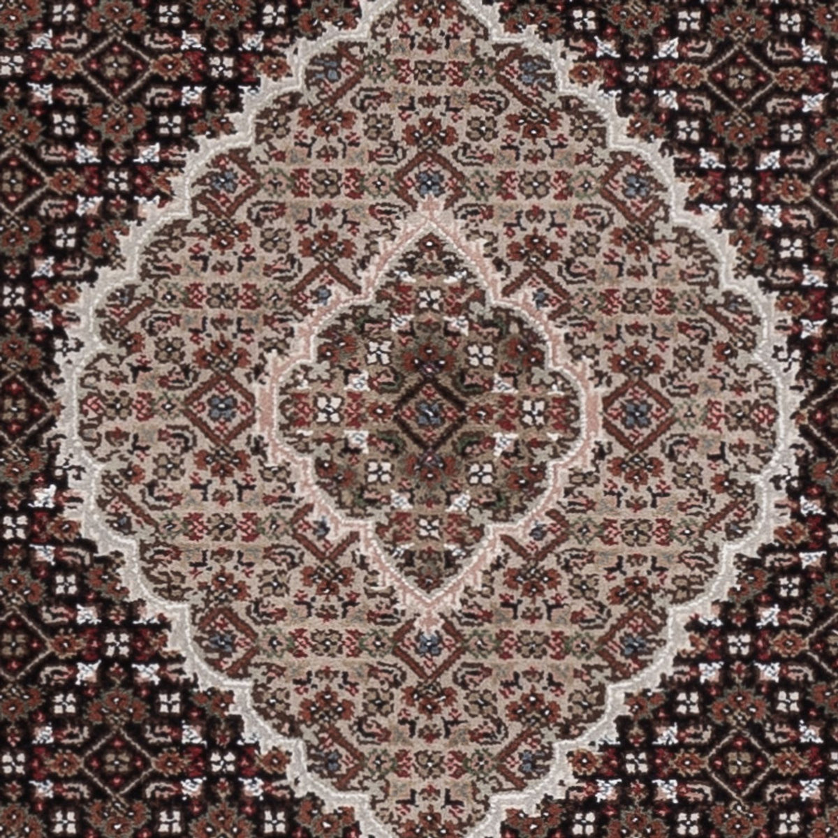 Tappeto orientale - Tabriz - 184 x 127 cm - beige scuro