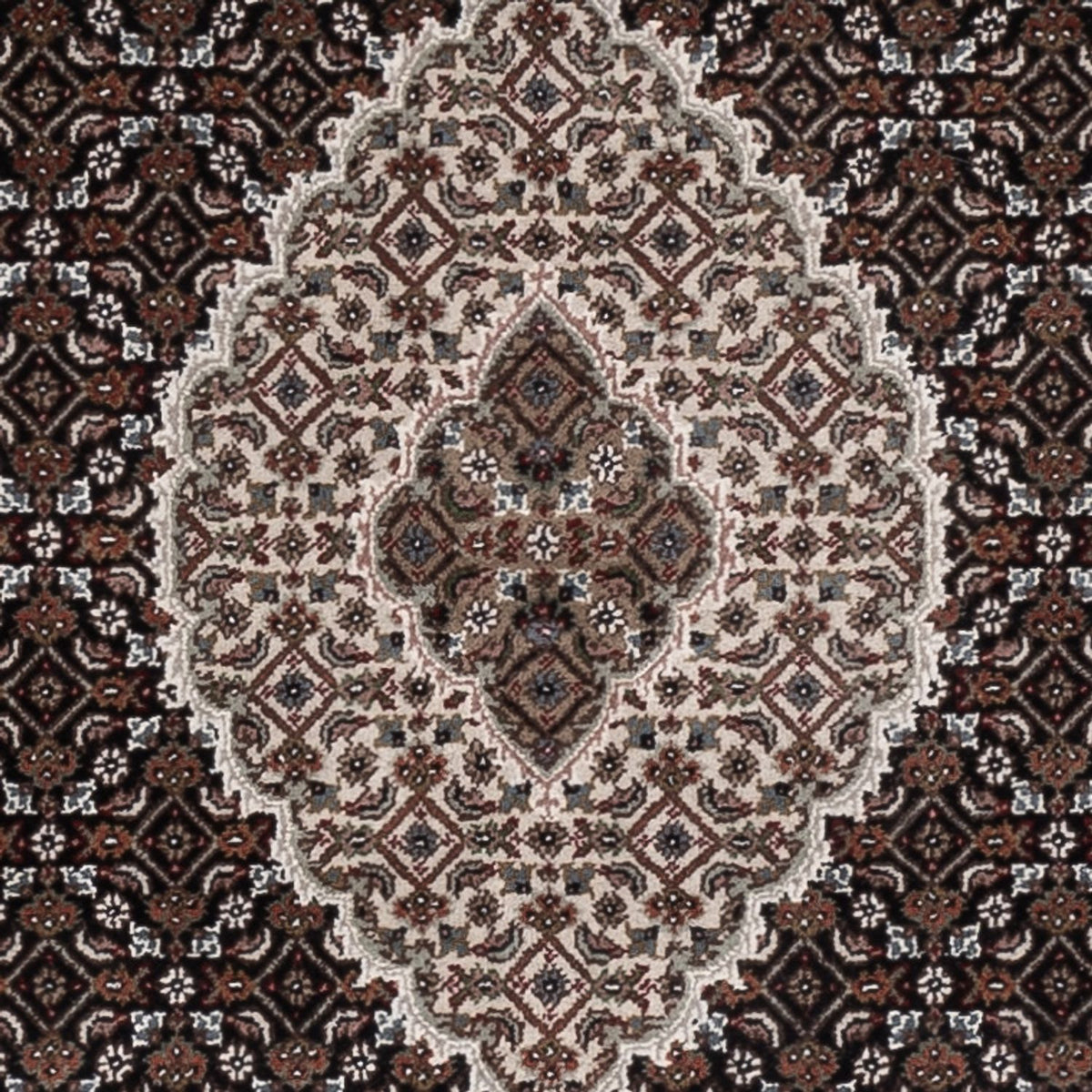 Tappeto orientale - Tabriz - 184 x 120 cm - beige scuro