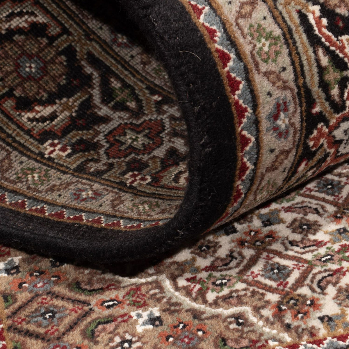 Tappeto orientale - Tabriz - 184 x 120 cm - beige scuro