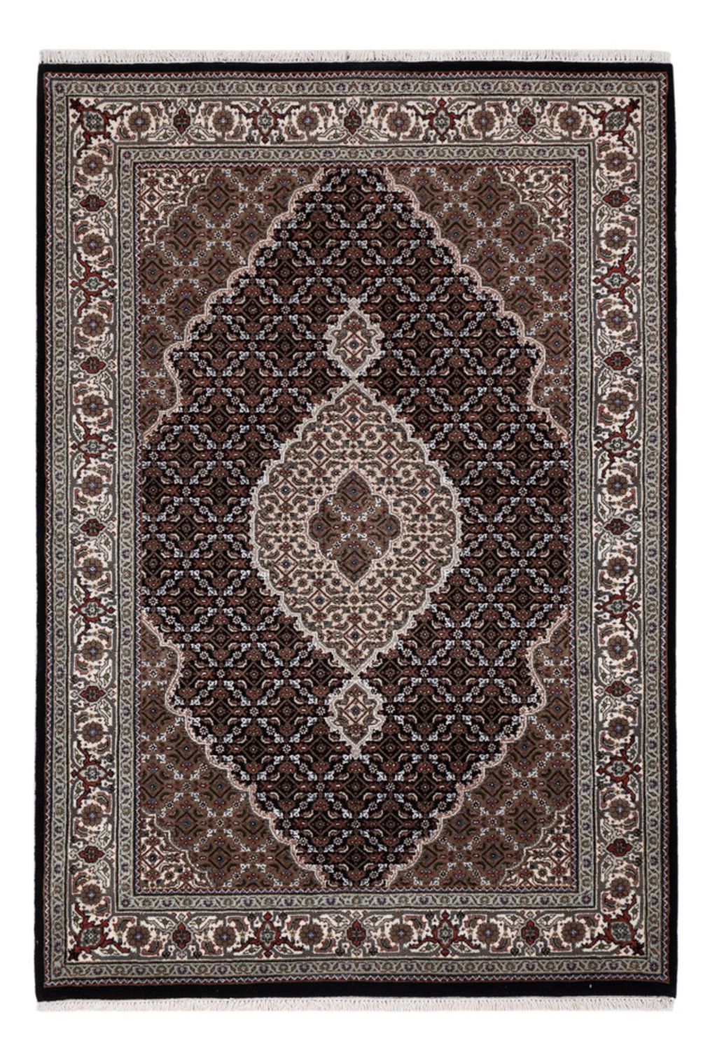 Tappeto orientale - Tabriz - 185 x 125 cm - beige scuro
