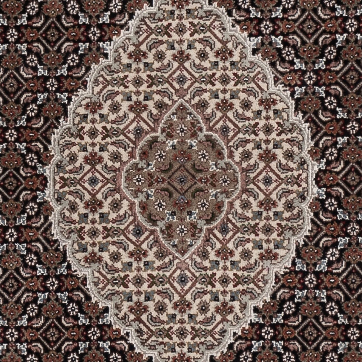 Tappeto orientale - Tabriz - 188 x 123 cm - beige scuro