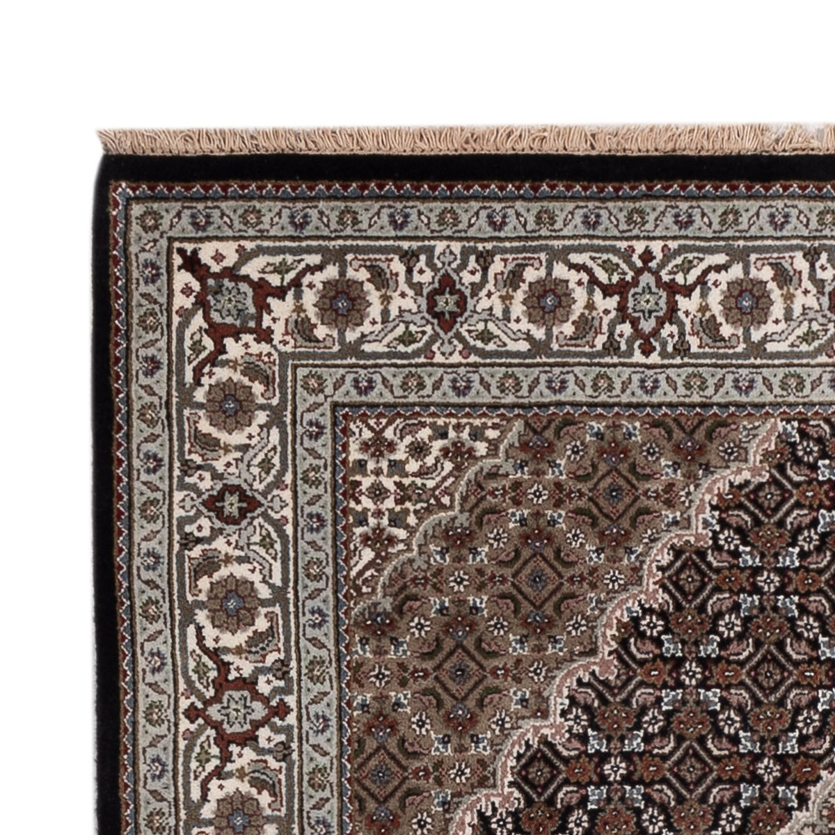 Tappeto orientale - Tabriz - 188 x 123 cm - beige scuro