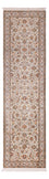 Tappeto corsia Tappeto di seta - Seta del Kashmir - 308 x 80 cm - beige