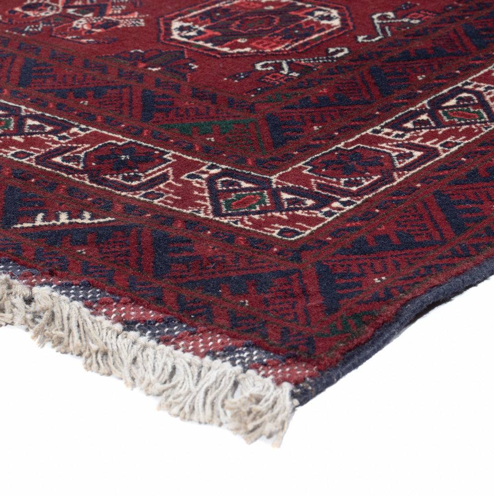 Afghan Teppich - 175 x 113 cm - rot