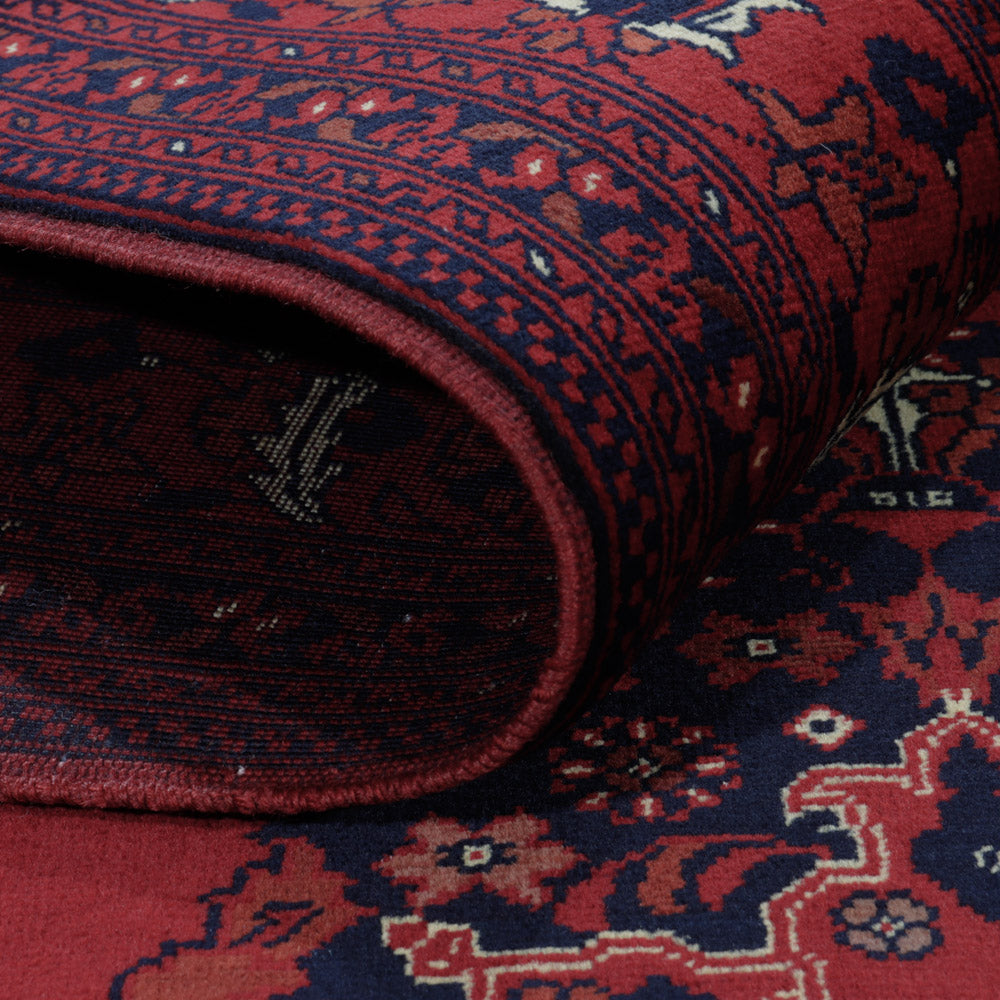 Afghan Teppich - Royal - 196 x 146 cm - rot