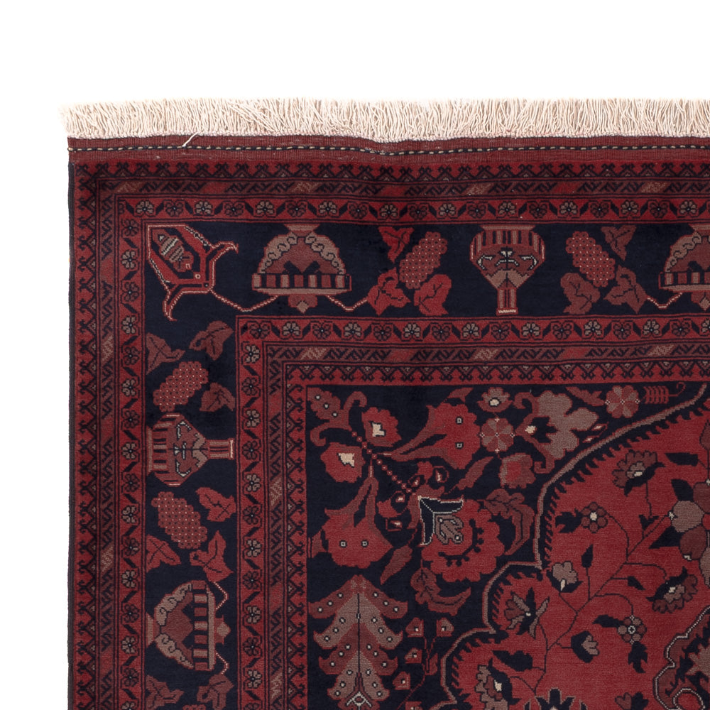 Afghan Teppich - Royal - 200 x 148 cm - rot