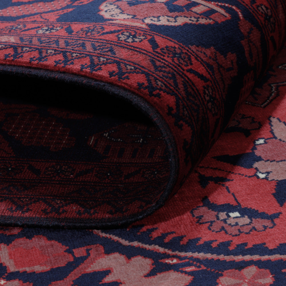 Afghan Teppich - Royal - 200 x 148 cm - rot