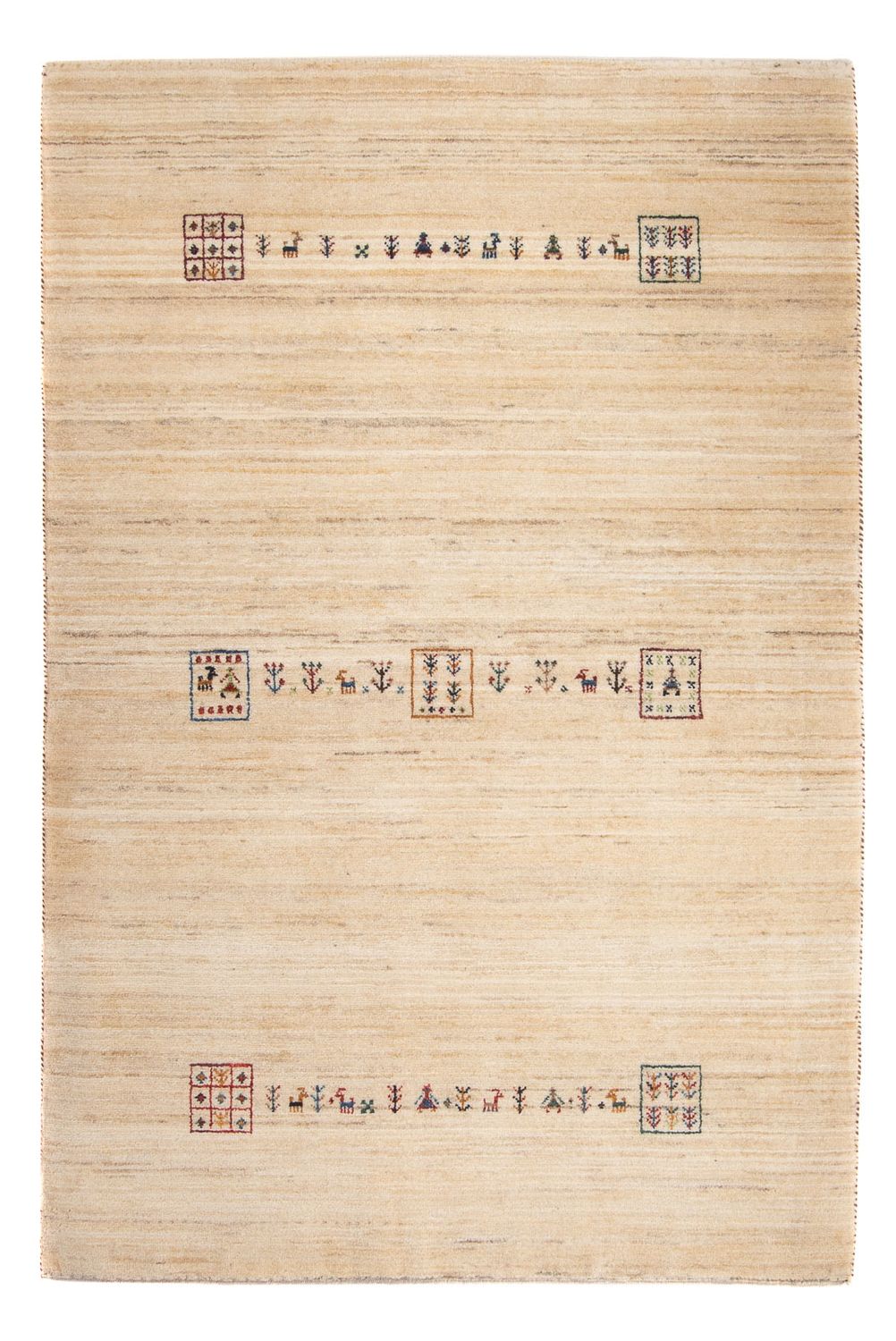 Tappeto Gabbeh - Loribaft Persero - 159 x 100 cm - beige