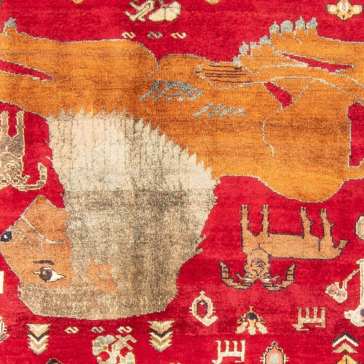 Tappeto Gabbeh - Kashkuli Persero - 265 x 171 cm - rosso