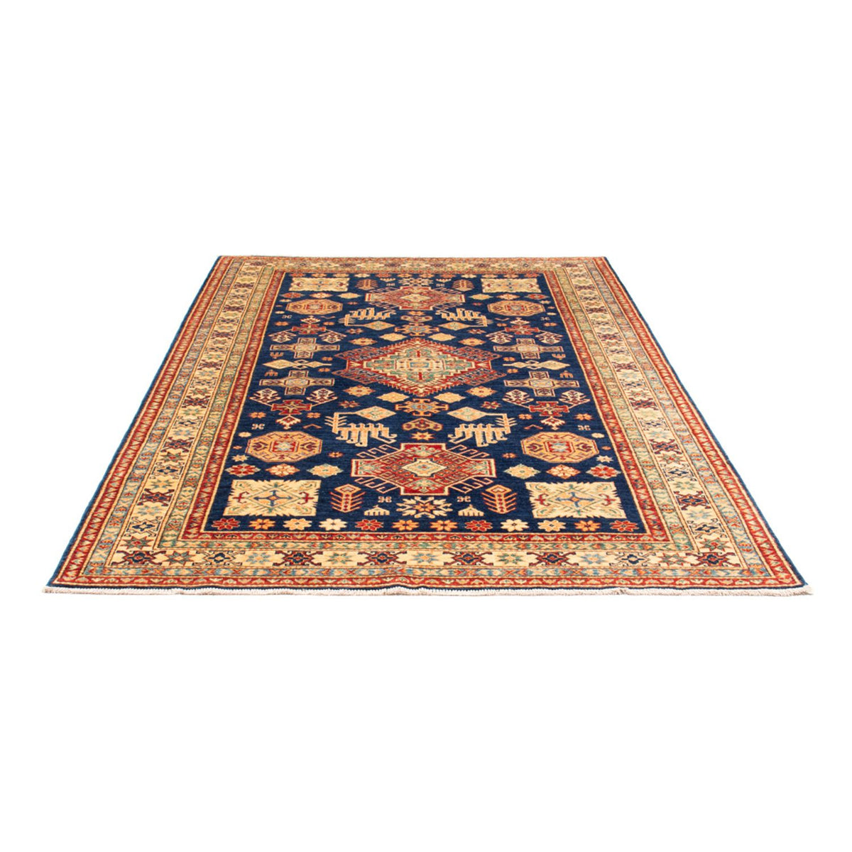 Tappeto Ziegler - Kazak - 242 x 165 cm - blu scuro