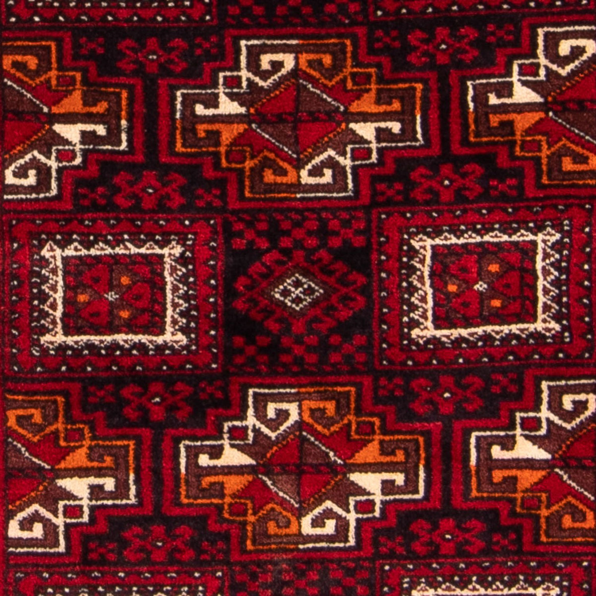 Tappeto corsia Tappeto Belutsch - 190 x 90 cm - rosso