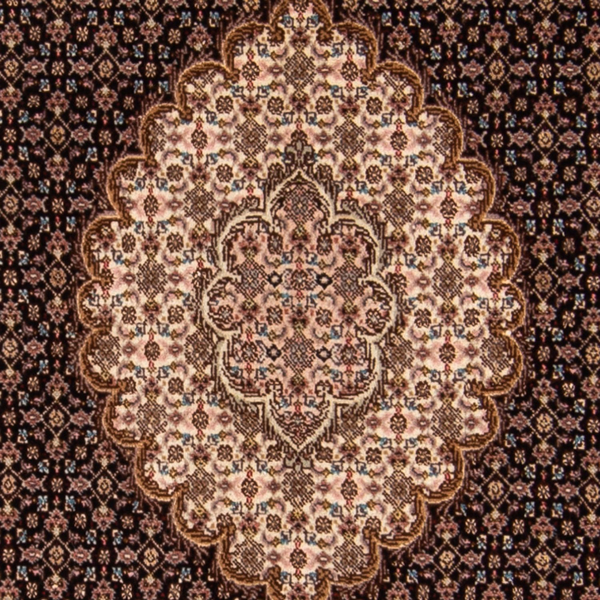 Tappeto Persero - Tabriz - Reale - 160 x 103 cm - blu scuro