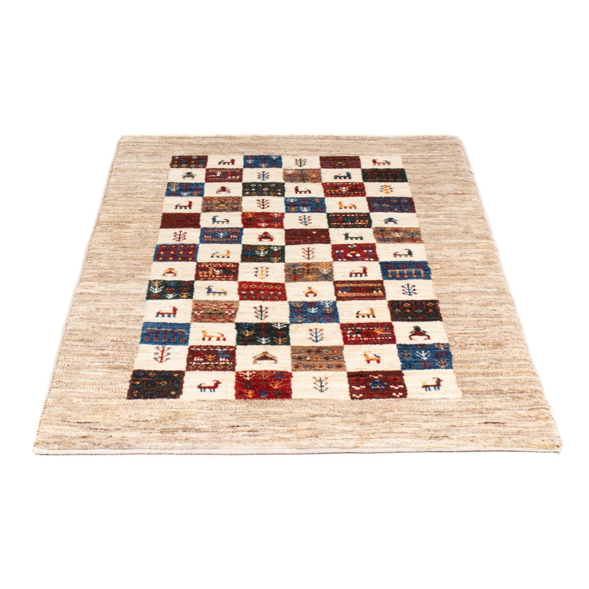 Tappeto Gabbeh - Loribaft Persero - 129 x 81 cm - multicolore