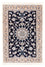 Tappeto Persero - Nain - Reale - 150 x 100 cm - blu scuro