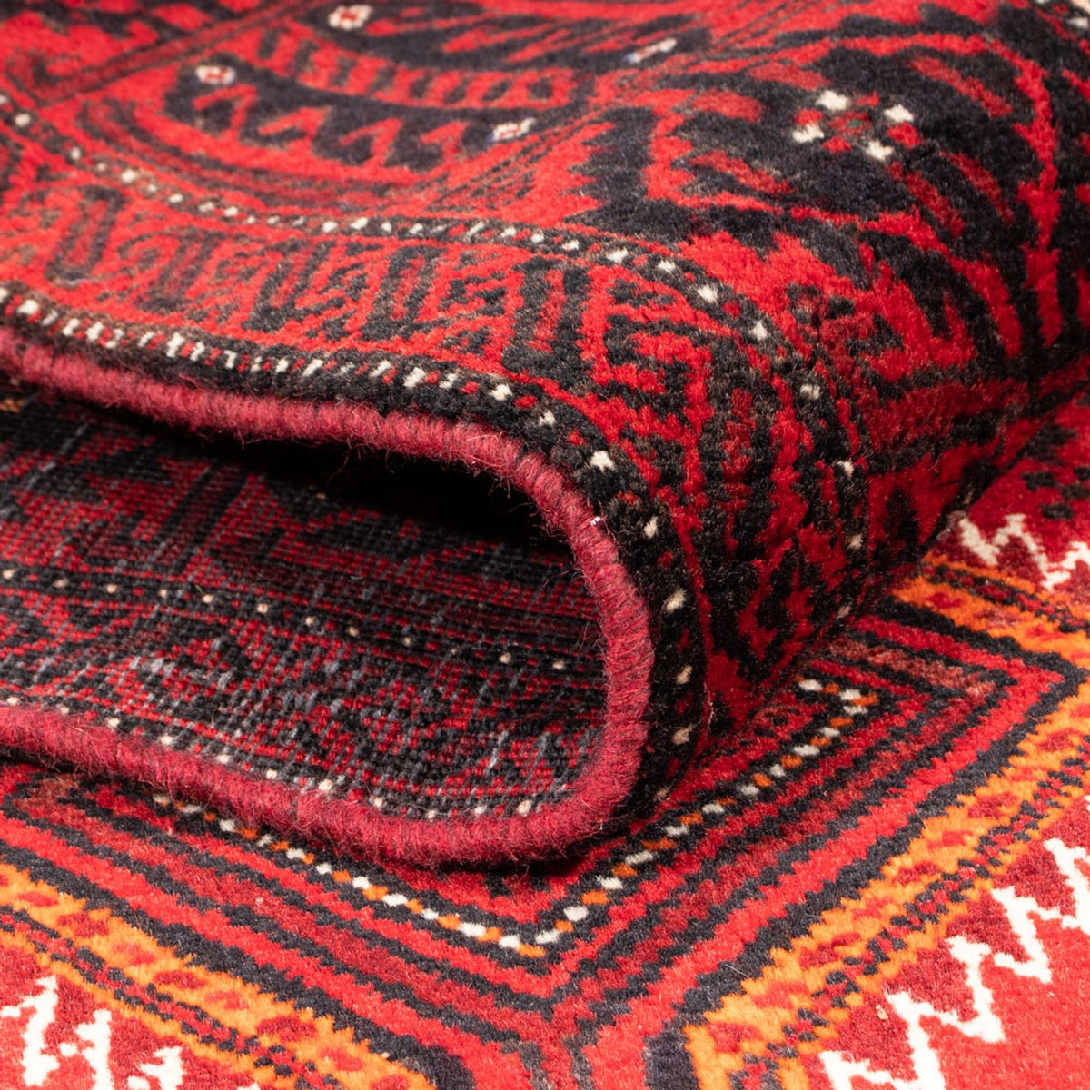 Tappeto corsia Tappeto Belutsch - 211 x 102 cm - rosso